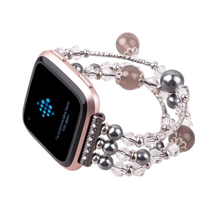 Bakeey Fashion Large and Small Size Sports Beaded Smart Bracelet Watch Band For Fitbit Versa 6