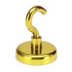 Effetool 48mm 90KG Magnetic Hook Holder Neodymium Magnet Yellow Hook Magnet