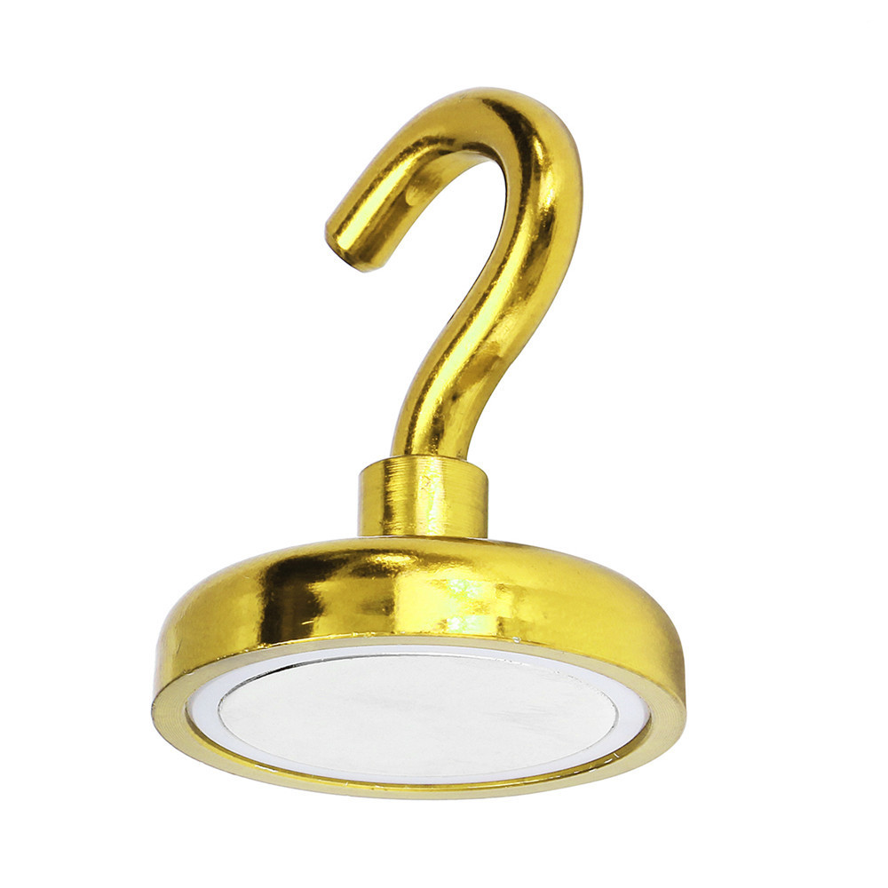 Effetool 48mm 90KG Magnetic Hook Holder Neodymium Magnet Yellow Hook Magnet 2 Effetool 48mm 90KG Magnetic Hook Holder Neodymium Magnet Yellow Hook Magnet - Image 2