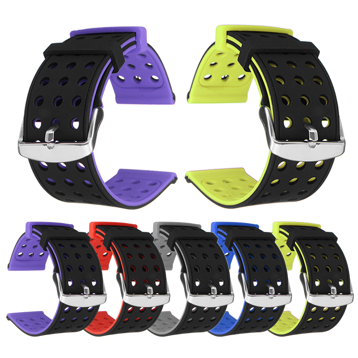 Bakeey Replacement Silicone Rubber Classic Smart Watch Band Strap For Fitbit Versa 2