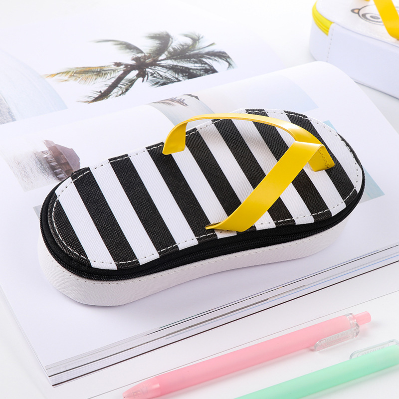 Cute Fruit Flip-flops Creative Slippers Pencil Bag School Office Stationery Supplies Pencil Case 2 Cute Fruit Flip-flops Creative Slippers Pencil Bag School Office Stationery Supplies Pencil Case - Image 2