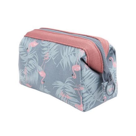 New Women Portable Cute Multifunction Beauty Flamingo Cosmetic Bag 2