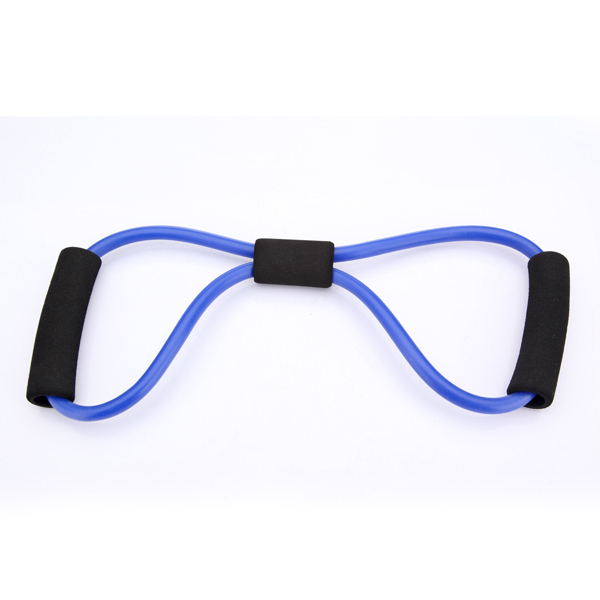 3X Yoga Resistance Bands Tube Fitness Muscle Workout Exercise Tubes 8 Type Blue 3 3X Yoga Resistance Bands Tube Fitness Muscle Workout Exercise Tubes 8 Type Blue - Image 3