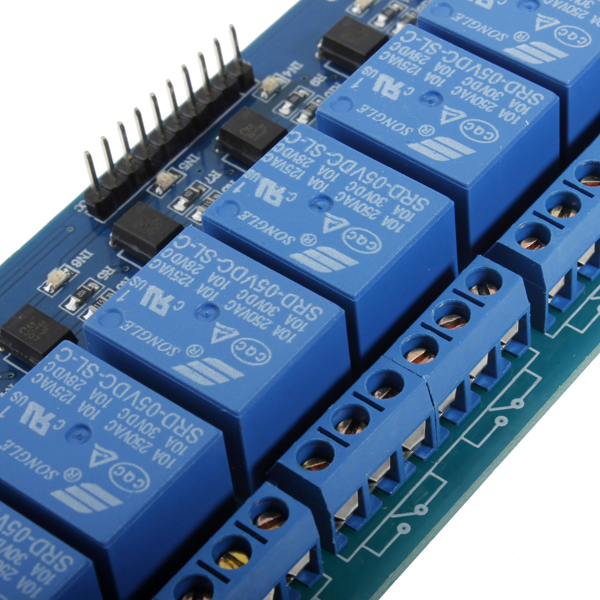 5V 8 Channel Relay Module Board PIC AVR DSP ARM 6 5V 8 Channel Relay Module Board PIC AVR DSP ARM - Image 6