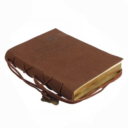 Retro Leather Classic String Key Blank Diary Journal Notebook 4
