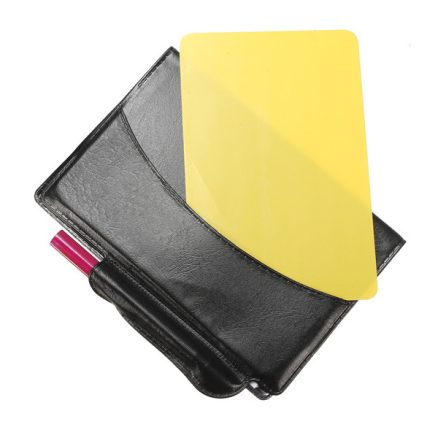 Soccer-Football Referee Notebook With Pencil Yellow and Red Cards 6