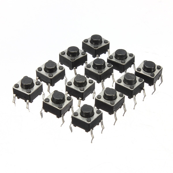 Geekcreit?® 100pcs Mini Micro Momentary Tactile Touch Switch Push Button DIP P4 Normally Open 1 Geekcreit?® 100pcs Mini Micro Momentary Tactile Touch Switch Push Button DIP P4 Normally Open