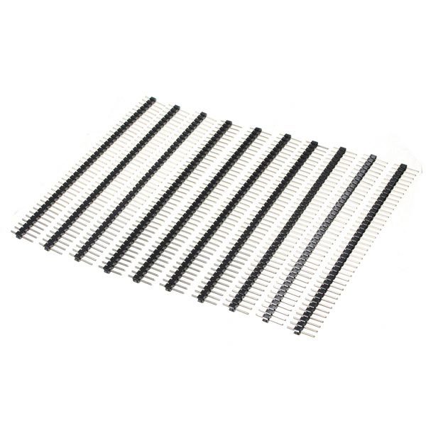 10 Pcs 40 Pin 2.54mm Single Row Male Pin Header Strip 4 10 Pcs 40 Pin 2.54mm Single Row Male Pin Header Strip - Image 4