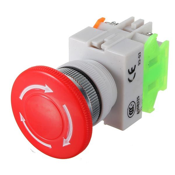 N/O N/C Emergency Stop Switch Push Button Mushroom 4 Screw Terminals 4 N/O N/C Emergency Stop Switch Push Button Mushroom 4 Screw Terminals - Image 4