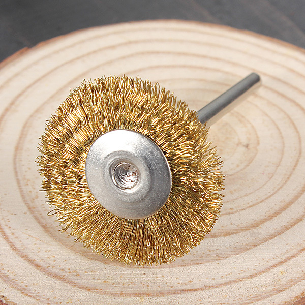 3mm Brass Wire Wheel Brush Cup forDrill Rust Weld Die Grinder 4 3mm Brass Wire Wheel Brush Cup forDrill Rust Weld Die Grinder - Image 4