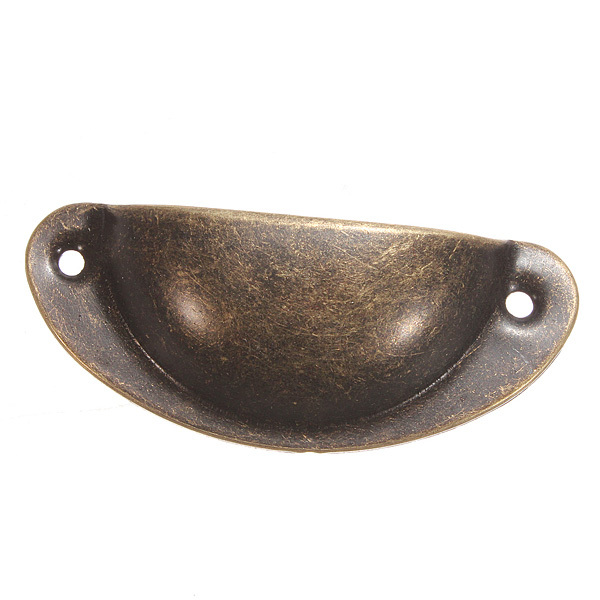 Antique Wrought Iron Door Handle Shells Cabinet Drawers 4 Antique Wrought Iron Door Handle Shells Cabinet Drawers - Image 4