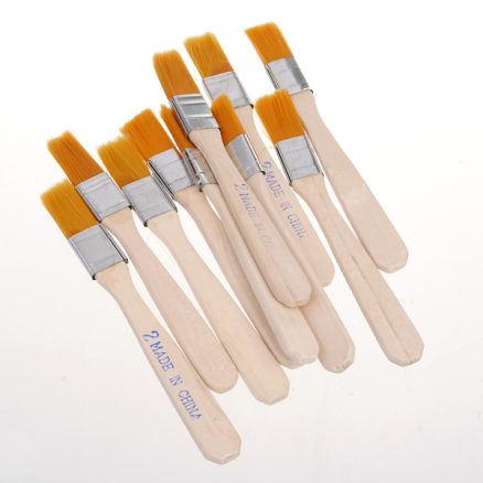 10pcs BGA Solder Flux Paste Brush With Wooden Handle Reballing Tool 3