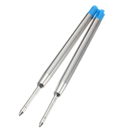 10PCS Blue Ballpoint Refills for Parker Style Ink 7