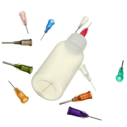 30ml Needle Dispenser Bottle for Rosin Solder Flux Paste + 11 Needles 2