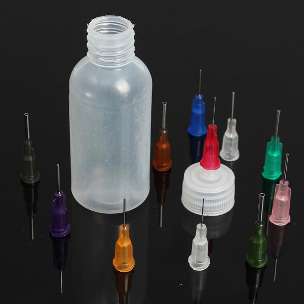 30ml Needle Dispenser Bottle for Rosin Solder Flux Paste + 11 Needles 3 30ml Needle Dispenser Bottle for Rosin Solder Flux Paste + 11 Needles - Image 3
