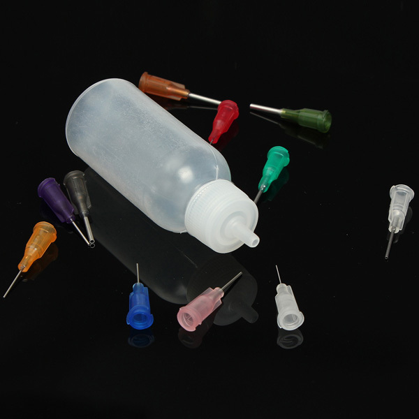 30ml Needle Dispenser Bottle for Rosin Solder Flux Paste + 11 Needles 4 30ml Needle Dispenser Bottle for Rosin Solder Flux Paste + 11 Needles - Image 4