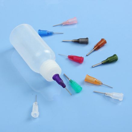 30ml Needle Dispenser Bottle for Rosin Solder Flux Paste + 11 Needles 6
