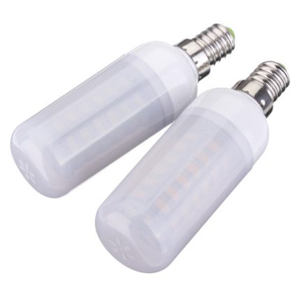 E14 5W 48 SMD 5730 AC 220V LED Corn Light Bulbs With Frosted Cover 6