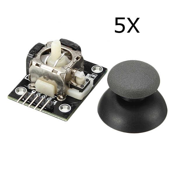 5Pcs PS2 Game Joystick Switch Sensor Module Geekcreit for Arduino - products that work with official Arduino boards 1