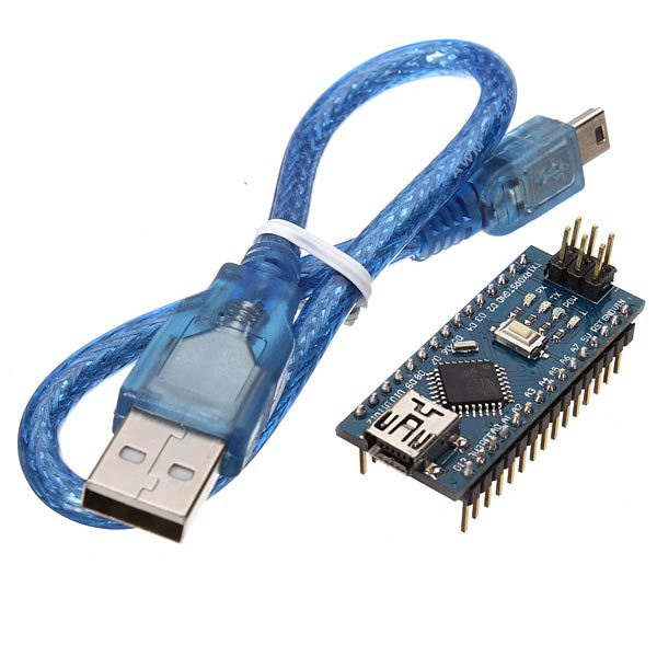 5Pcs ATmega328P Nano V3 Module Improved Version With USB Cable Development Board 1