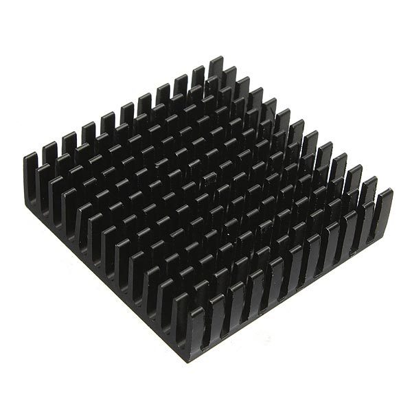 8pcs 40 x 40 x 11mm Aluminum Heat Sink Heatsink Cooling For Chip IC LED Transistor 1