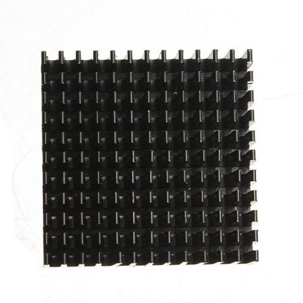 10pcs 40 x 40 x 11mm Aluminum Heat Sink Heatsink Cooling For Chip IC LED Transistor 3