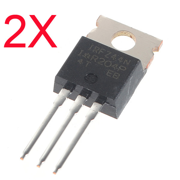 2Pcs IRFZ44N Transistor N-Channel International Rectifier Power Mosfet 1 2Pcs IRFZ44N Transistor N-Channel International Rectifier Power Mosfet