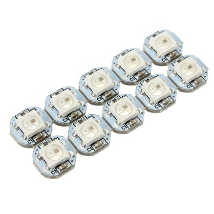 10Pcs Geekcreit?® DC 5V 3MM x 10MM WS2812B SMD LED Board Built-in IC-WS2812 1