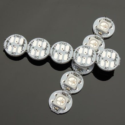 10Pcs Geekcreit?® DC 5V 3MM x 10MM WS2812B SMD LED Board Built-in IC-WS2812 4