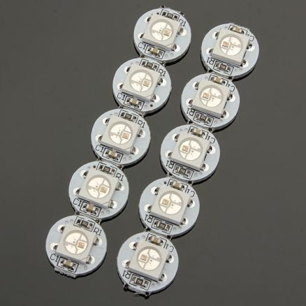 10Pcs Geekcreit?® DC 5V 3MM x 10MM WS2812B SMD LED Board Built-in IC-WS2812 6