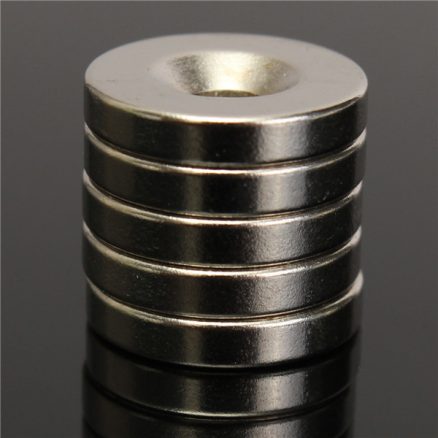 5pcs N52 15x3mm 4mm Hole Strong Round Countersunk Ring Magnets Rare Earth Neodymium Magnets 2