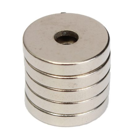 5pcs N52 15x3mm 4mm Hole Strong Round Countersunk Ring Magnets Rare Earth Neodymium Magnets 5