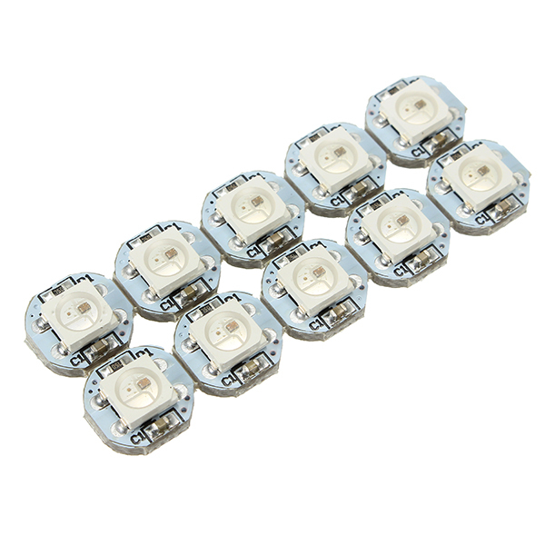 100Pcs Geekcreit?® DC 5V 3MM x 10MM WS2812B SMD LED Board Built-in IC-WS2812 1 100Pcs Geekcreit?® DC 5V 3MM x 10MM WS2812B SMD LED Board Built-in IC-WS2812