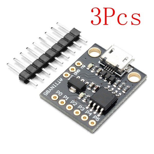 3Pcs ATTINY85 Mini Usb MCU Development Board Geekcreit for Arduino - products that work with official Arduino boards 1