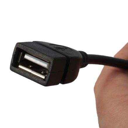 Mini 5 pin Male to USB 2.0 Type A Female Jack OTG Host Adapter Short Cable 6