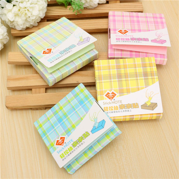 Multi-color Memo With Cover Pad Bookmark Sticker Paste Memo Index Sticky Notes 2