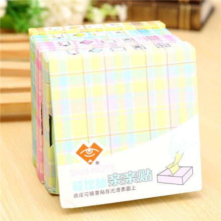 Multi-color Memo With Cover Pad Bookmark Sticker Paste Memo Index Sticky Notes 4
