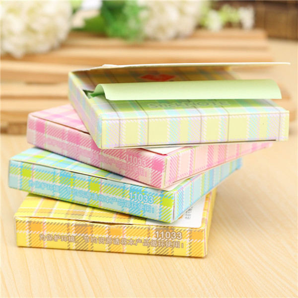 Multi-color Memo With Cover Pad Bookmark Sticker Paste Memo Index Sticky Notes 6 Multi-color Memo With Cover Pad Bookmark Sticker Paste Memo Index Sticky Notes - Image 6