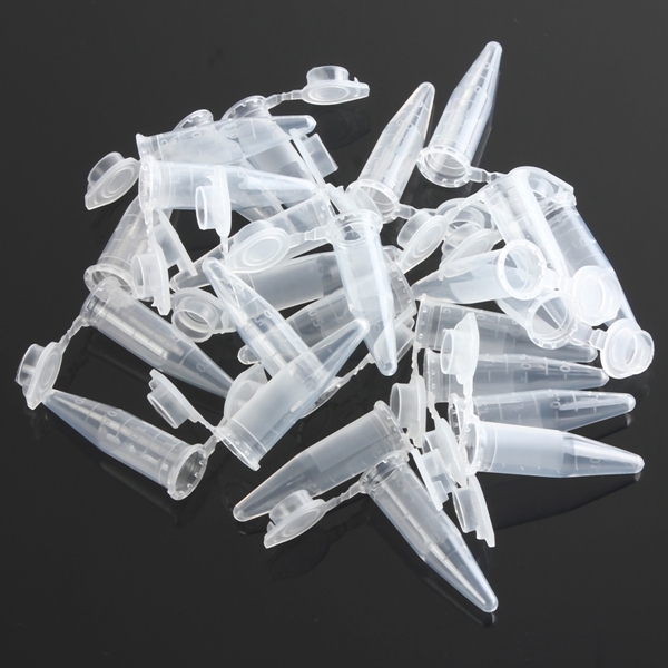 25pcs 1.5mL Disposable Graduated Clear Plastic Eppendorf Centrifuge Tube Vial 2 25pcs 1.5mL Disposable Graduated Clear Plastic Eppendorf Centrifuge Tube Vial - Image 2