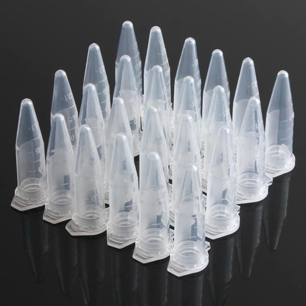 25pcs 1.5mL Disposable Graduated Clear Plastic Eppendorf Centrifuge Tube Vial 4 25pcs 1.5mL Disposable Graduated Clear Plastic Eppendorf Centrifuge Tube Vial - Image 4
