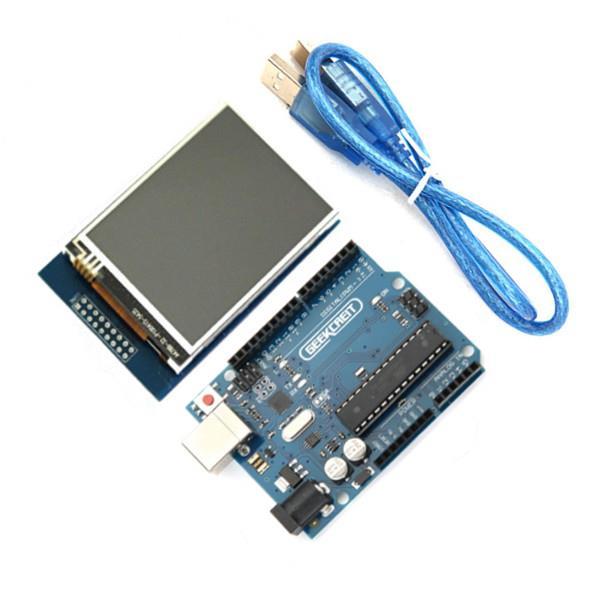 UNO R3 USB Development Board With 2.8 Inch TFT Touch Display Module 2