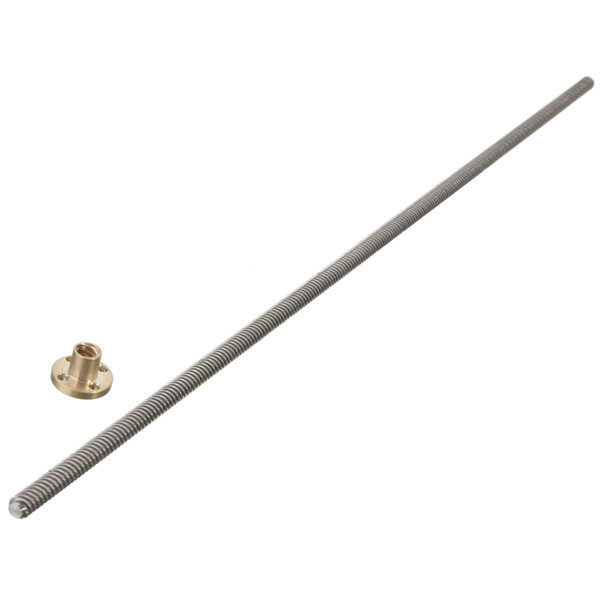 Machifit 800mm Lead Screw 8mm Thread Lead Screw 2mm Pitch Lead Screw with Brass Nut 6 Machifit 800mm Lead Screw 8mm Thread Lead Screw 2mm Pitch Lead Screw with Brass Nut - Image 6