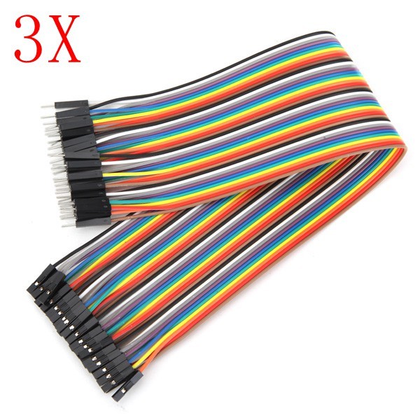 120pcs 30cm Male To Female Jumper Cable Dupont Wire For 2
