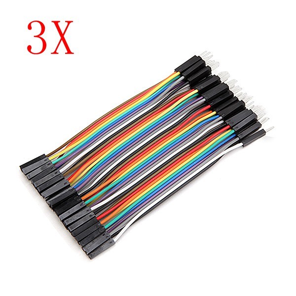 120pcs 10cm Male To Female Jumper Cable Dupont Wire For 1