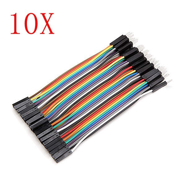 400pcs 10cm Male To Female Jumper Cable Dupont Wire For 1