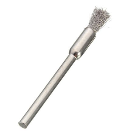 3mmx5mm Electrical Wire Brush Stainless Steel Head Removal Dust Burr Derusting Brush 6