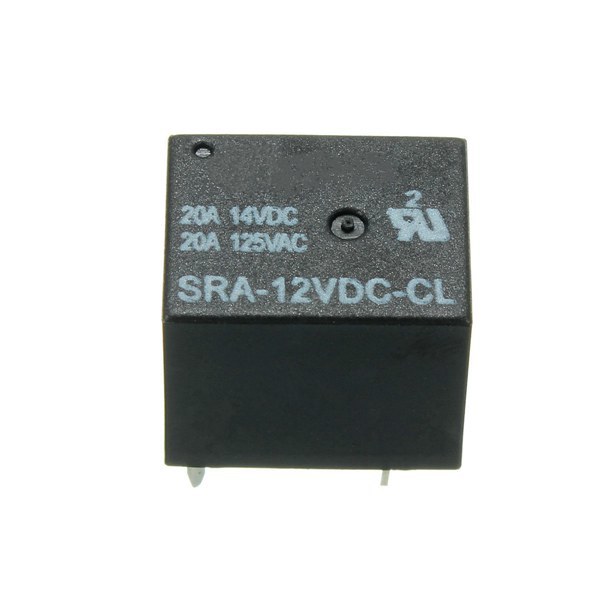 5 Pin Relay 12V DC 20A Coil Power Relay SRA-12VDC-CL 1 5 Pin Relay 12V DC 20A Coil Power Relay SRA-12VDC-CL