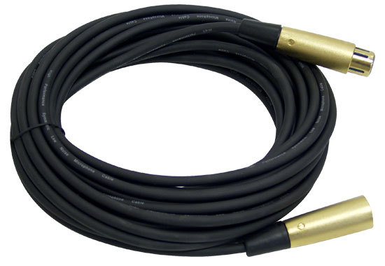 30ft. Symmetric Microphone Cable XLR Female to XLR Male 1