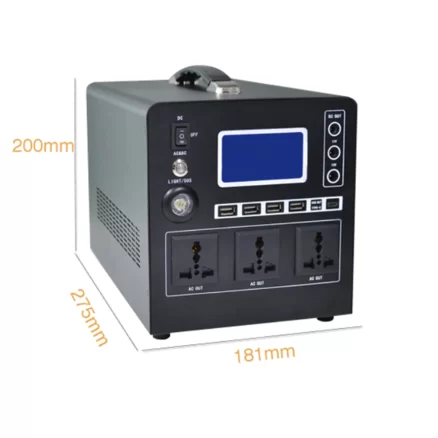 800W Portable Power Station Ternary lithium battery Solar Generator Volt AC Energy Storage Supply Outdoor Camping 5