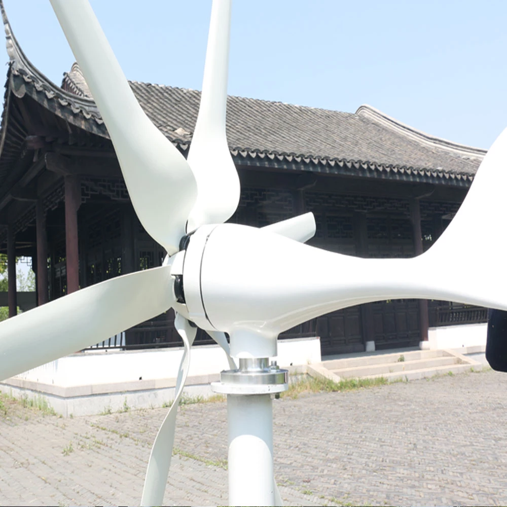 800W 48V Wind turbine with 6 blades and free 48V MPPT controller small wind turbine for home use 1